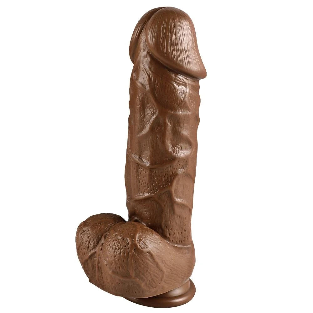 Xise Dildo Series X-Men Natural Doku Realistik Penis XS-WBB10011-Brown