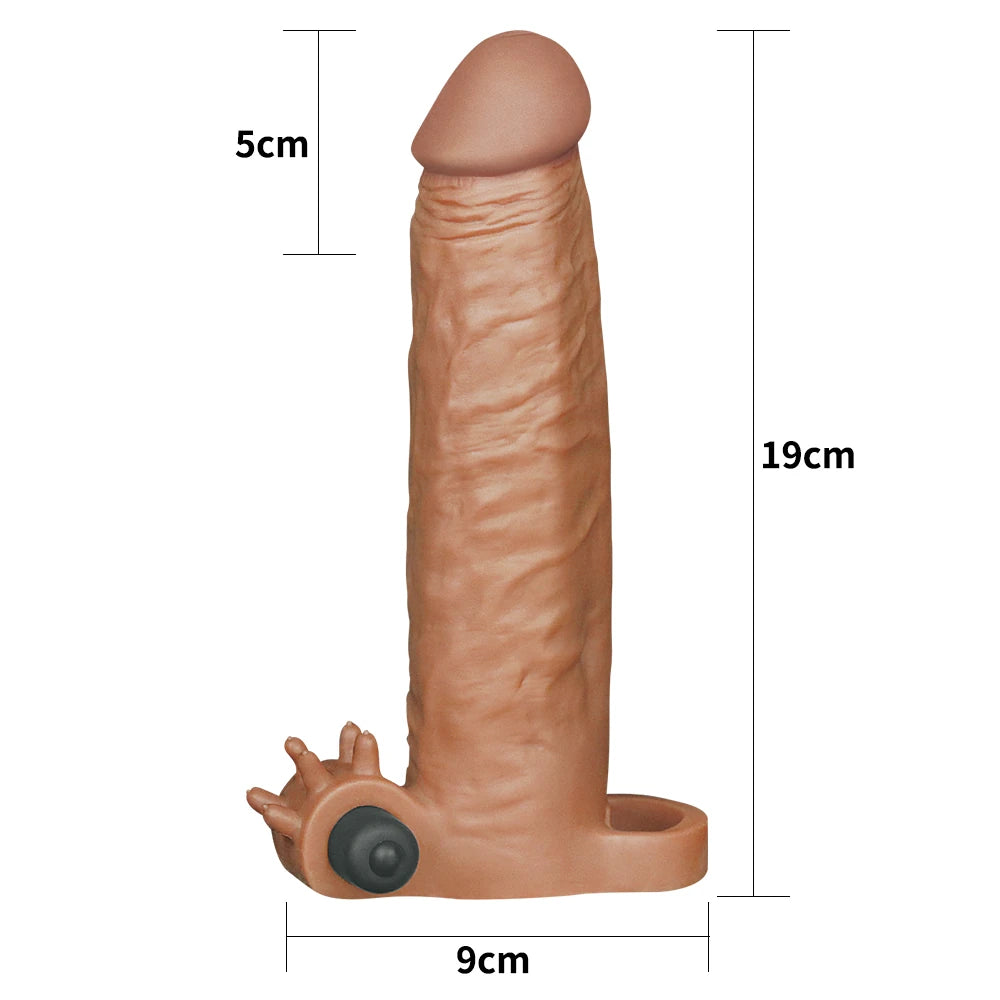 Lovetoy Pleasure X-Tender Vibrating Sleeve Titreşimli Penis Kılıfı LV1064B