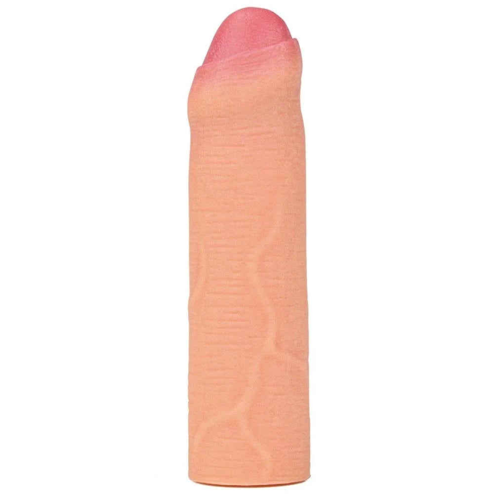 Lovetoy Nature Extender Penis Sleeve Platinum Silikon Gerçek Doku Sünnetsiz Penis Kılıfı LV4212