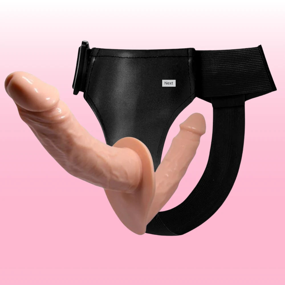 Erox Dildo Series Strap-On Bi Seksüel Çift Taraflı Dildo