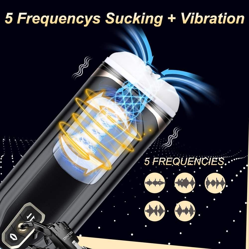 Shequ Cosima Telescopic Sucking Emiş Güçlü Hareketli Masturbator
