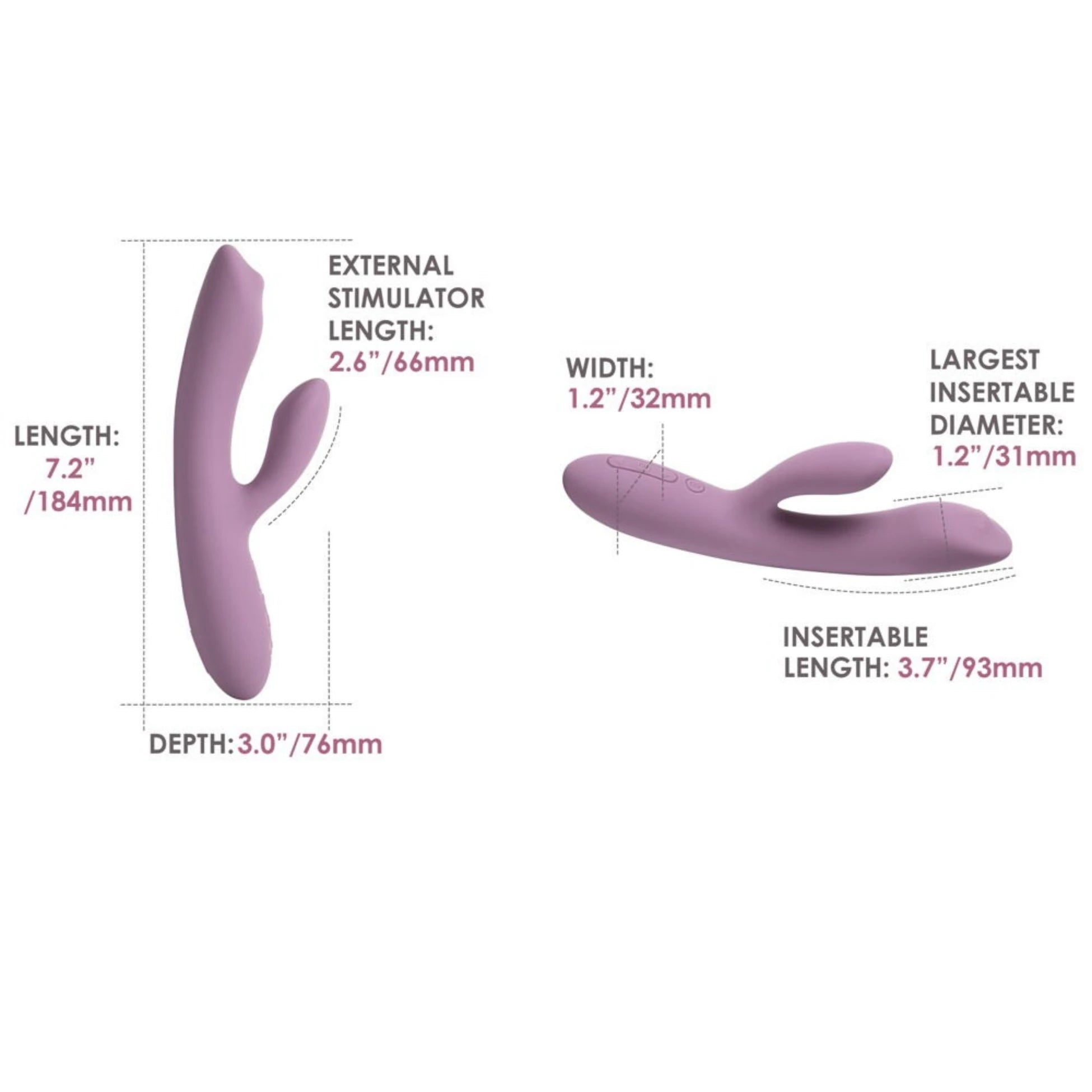 Svakom Trysta Neo Telefon Kontrollü G-Spot Stimulator Rabbit Vibratör
