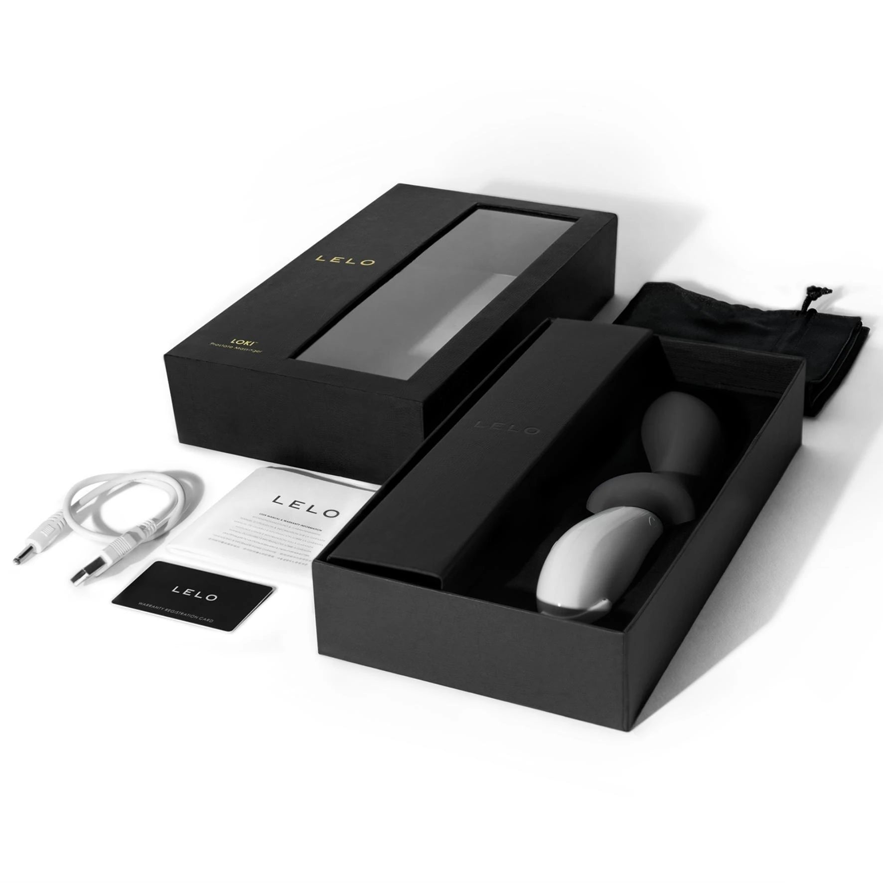 Lelo Loki Hareketli Prostate Massager Vibratör Black