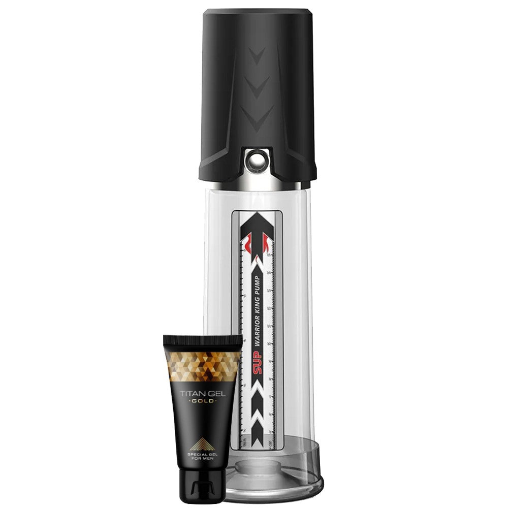 Erox High End Manual Penis Pump-Push Up Penis Pompası ve Titan Gel