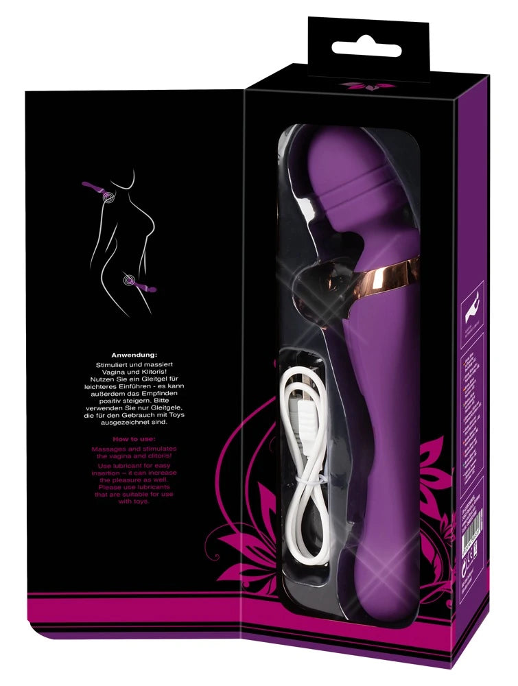 Javida Double Vibro Massager Çift Taraflı Masaj Wand Vibratör
