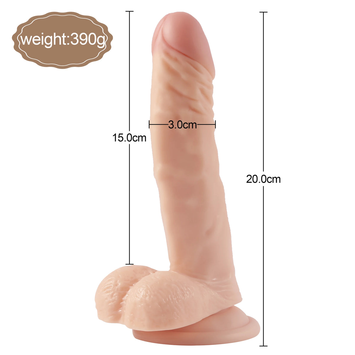 Xise Magic Dream 21 cm Belden Bağlamalı Realistik Penis XS-WBC10038