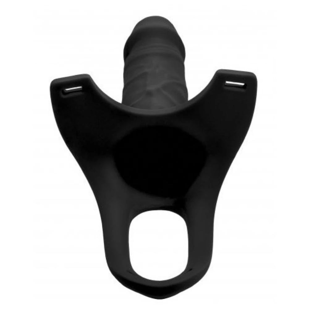 Size Matters Hollow Strap-On Black İçi Boş Kemerli Penis 25 Cm