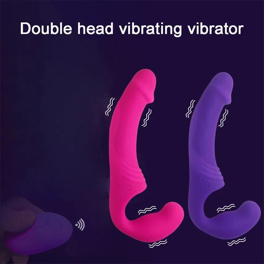 Aphrodisia Uzaktan Kumandalı Strapless Strap-On Vibratör Pink
