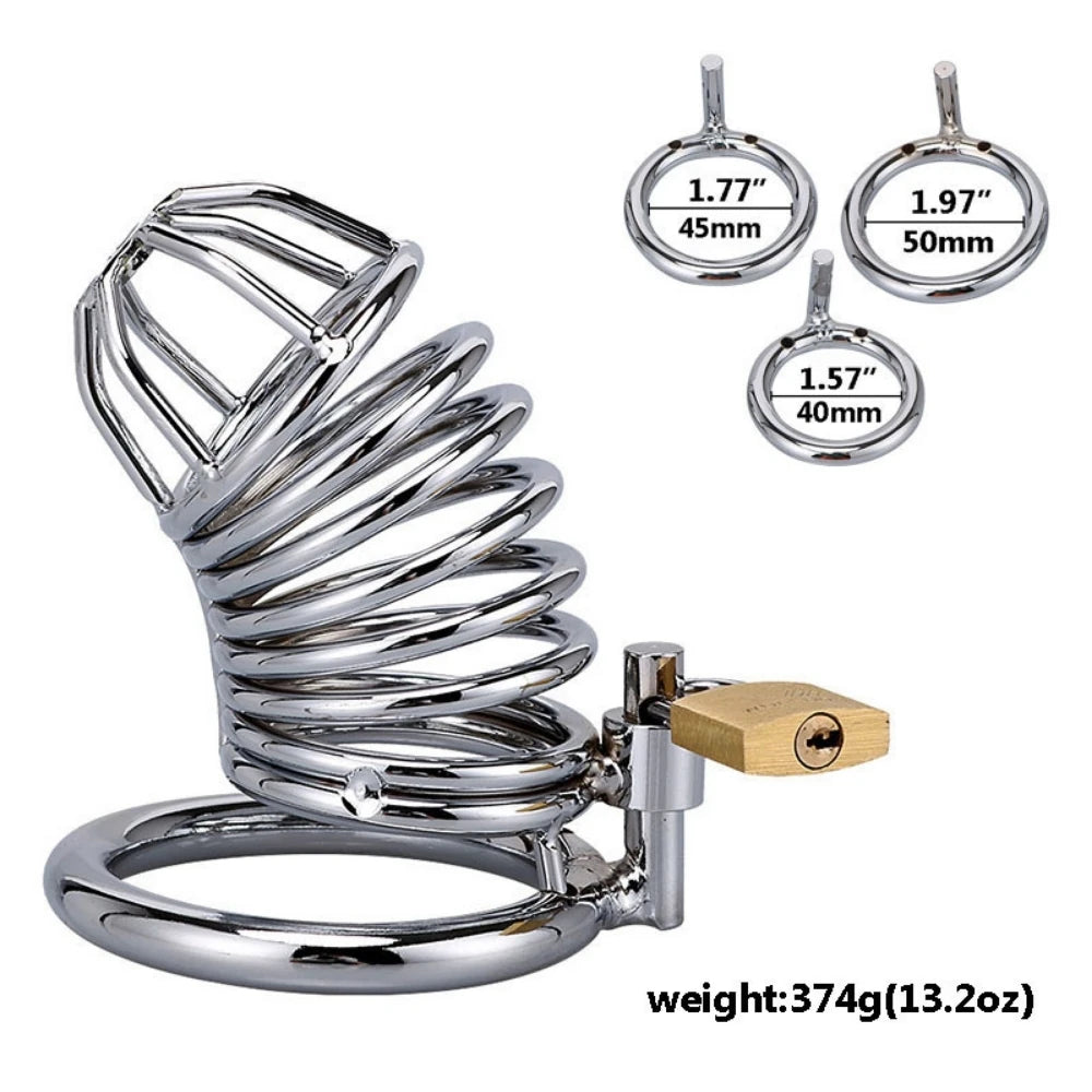 Frowzer Dreams Metal Halkalı Penis Kafesi ve Penis Kilidi 45 Mm