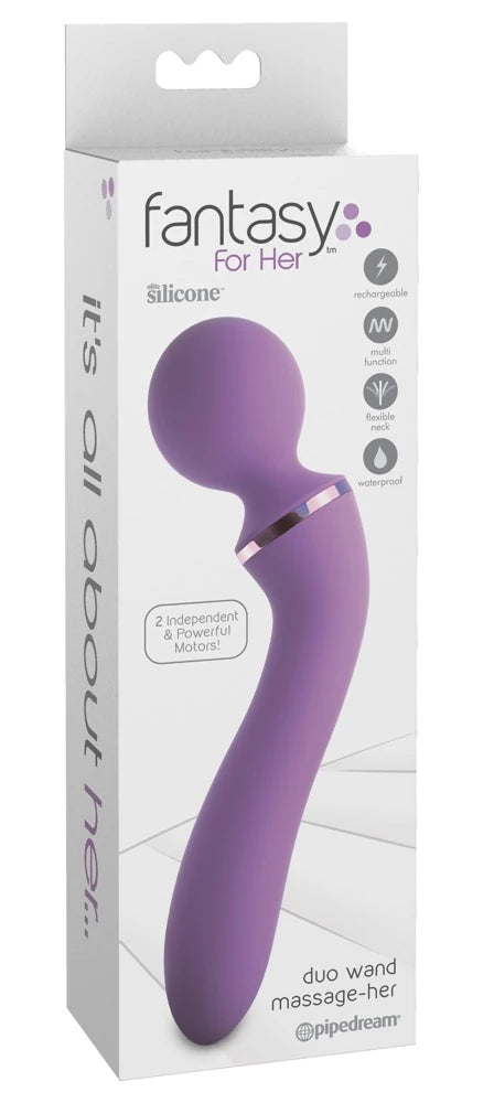 Pipedream Fantasy For Her Duo Wand Massage 10 Modlu Masaj Wand Vibratör