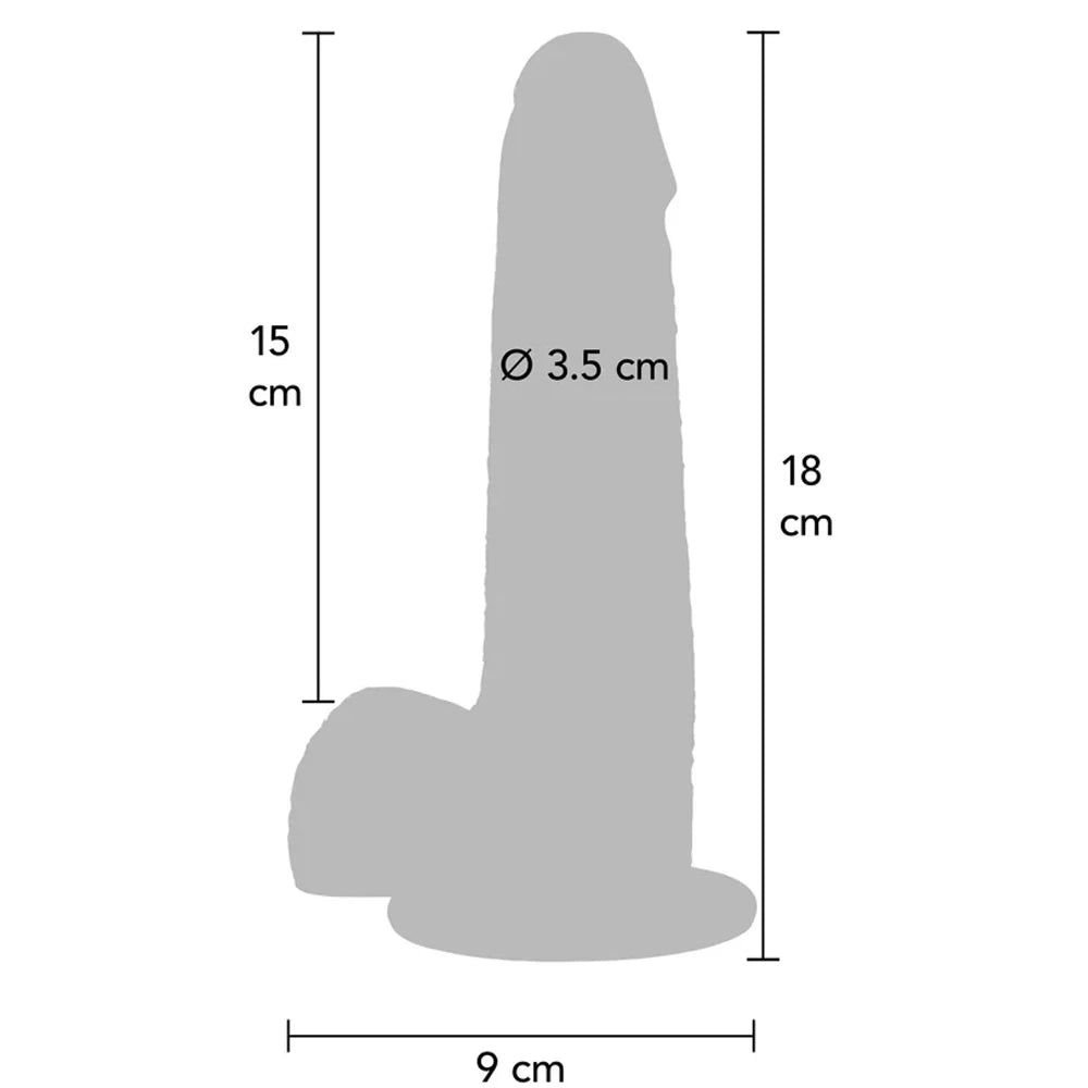 ToyJoy Get Real Foreskin Dildo Gerçek His Belden Bağlamalı Realistik Penis