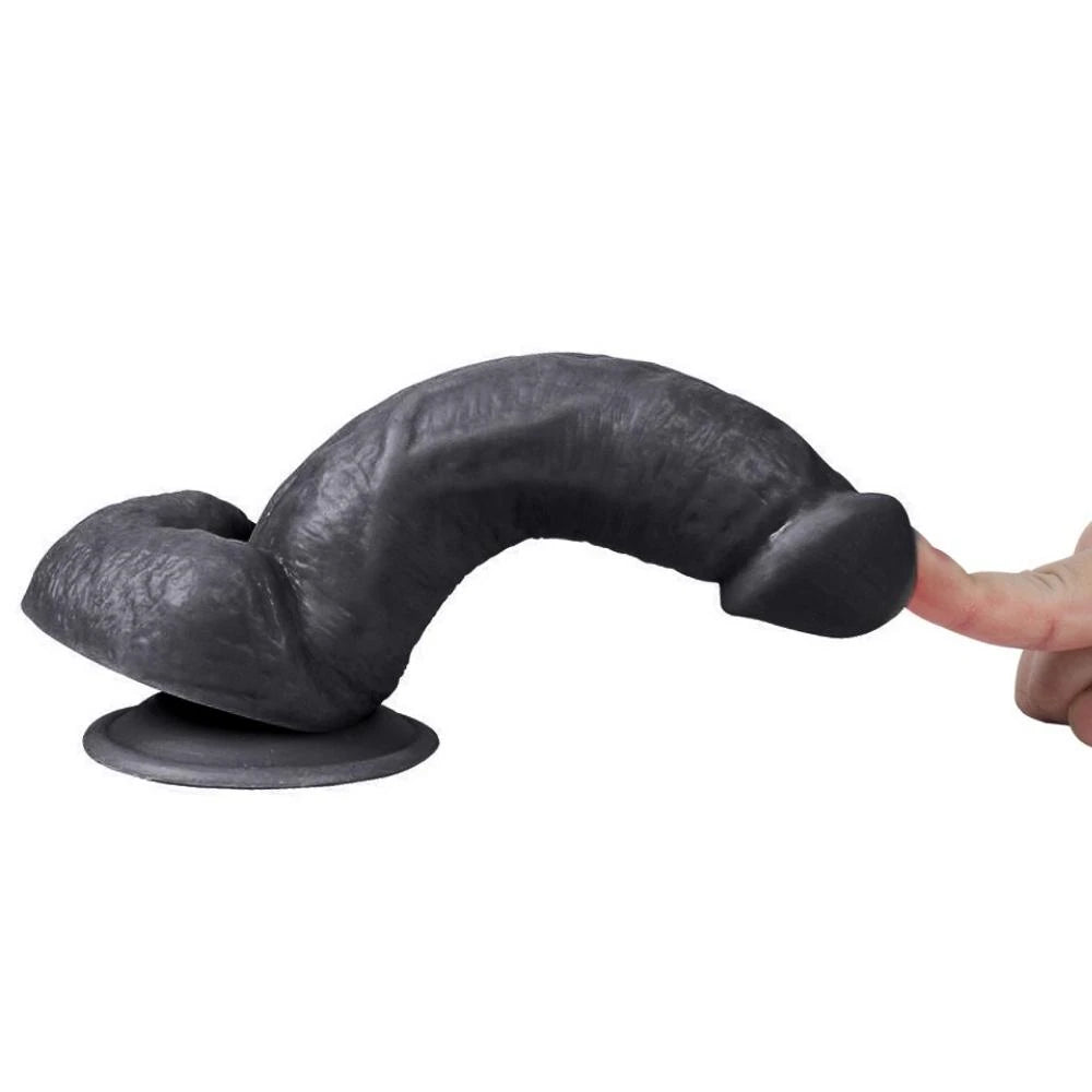 Xise Dildo Series Kassadin 18 cm Realistik Penis XS-WBC10029-Black
