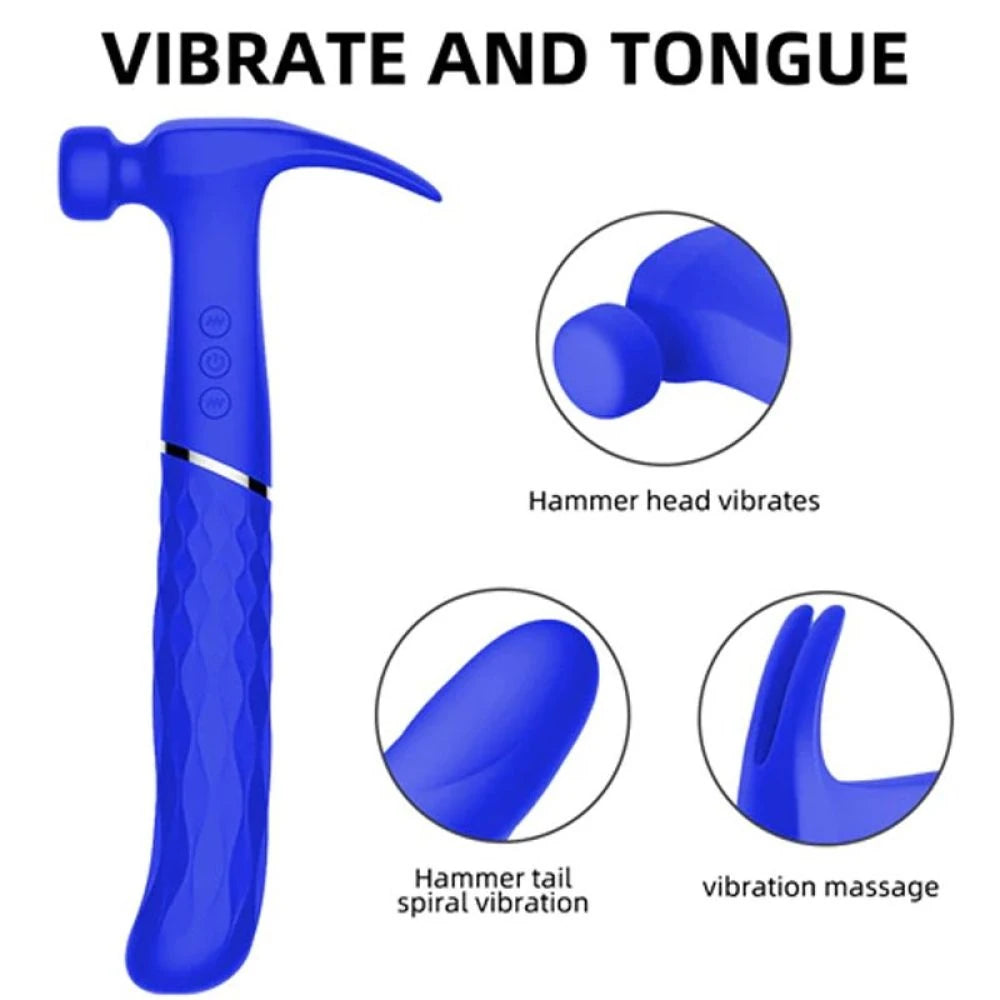 Frowzer Hammer Love Blue Ultra Güçlü Çekiç Vibratör