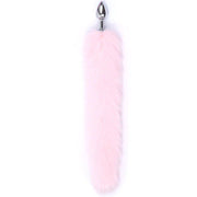 Erox Love Pembe Tilki Kuyruklu Metal Anal Plug