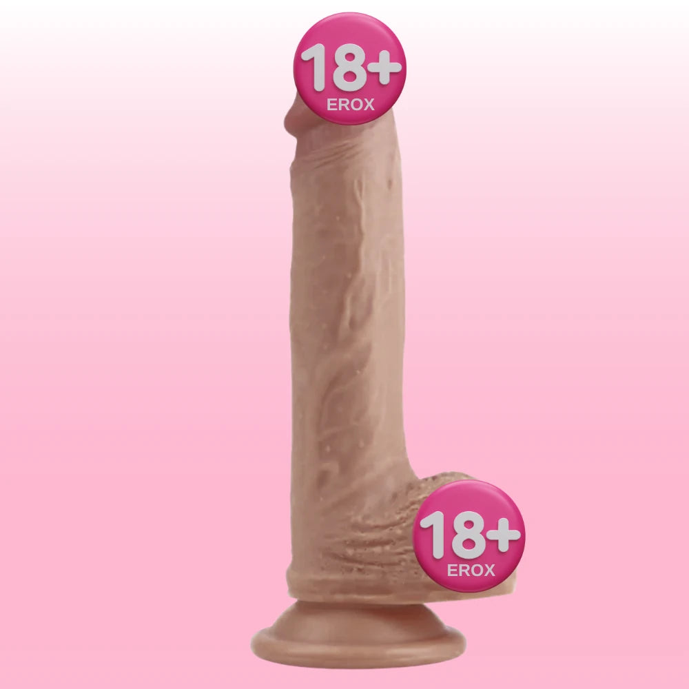 Lovetoy Dual Layered Silicone Cock 21.5 cm Realistik Penis LV4003B