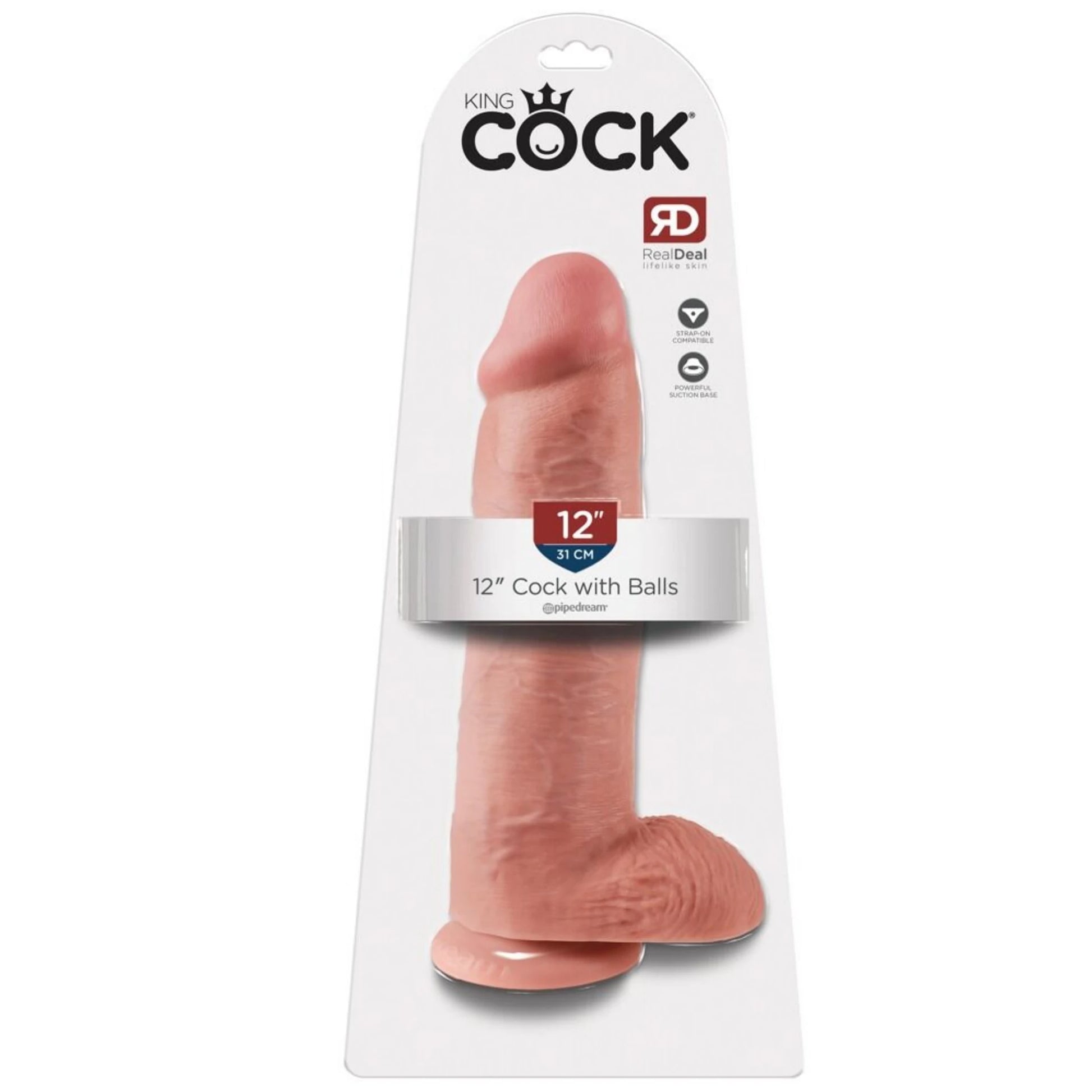 Pipedream King Cock 12 Inch Cock With Balls Realistik Penis