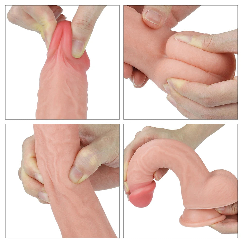 Lovetoy Dual Layered Cock 20 cm Realistik Penis LV4004
