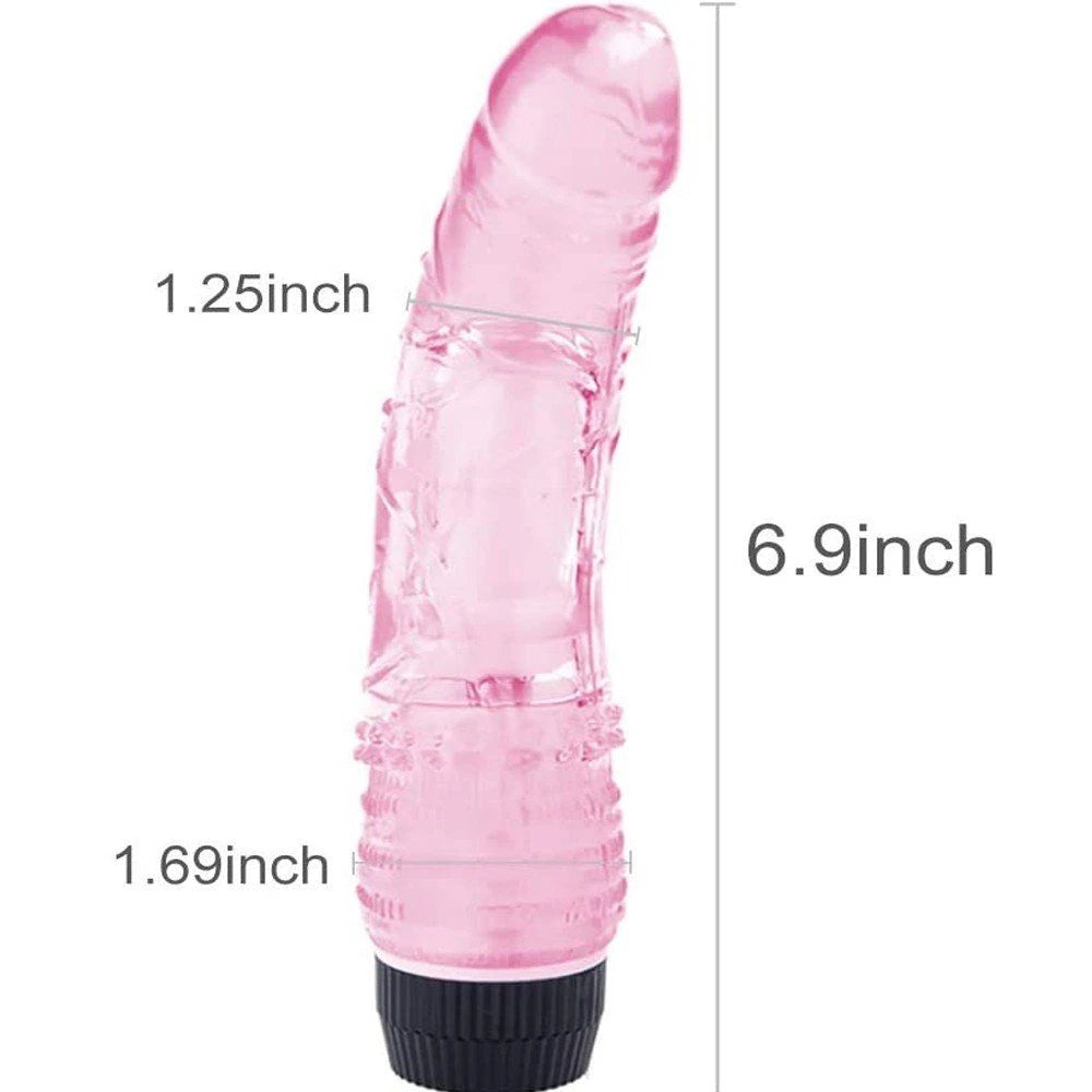 Frowzer Vibes Waves Pink Kademeli Titreşimli 18 Cm Jel Vibratör