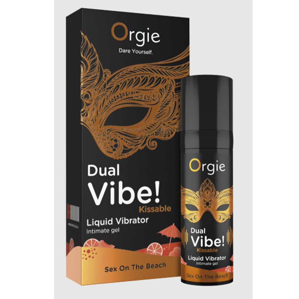 Orgie Dual Vibe Kissable Liquid Vibrator İntimate Gel 15 Ml.