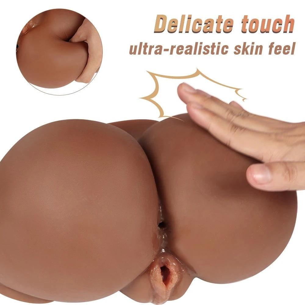 Xise Emily Silicone Hip Pussy Realistik Büyük Siyah Kalça XS-MA50001-Large