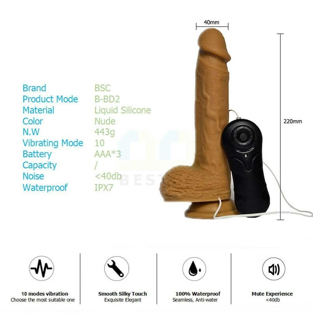 Frowzer Stimulation Of Skin Natural Doku Belden Bağlamalı Titreşimli Realistik Penis 22 Cm