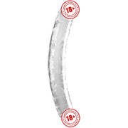Doc Johnson Cyrstal Jellies 30 Cm Çift Taraflı Realistik Jel Penis-Şeffaf