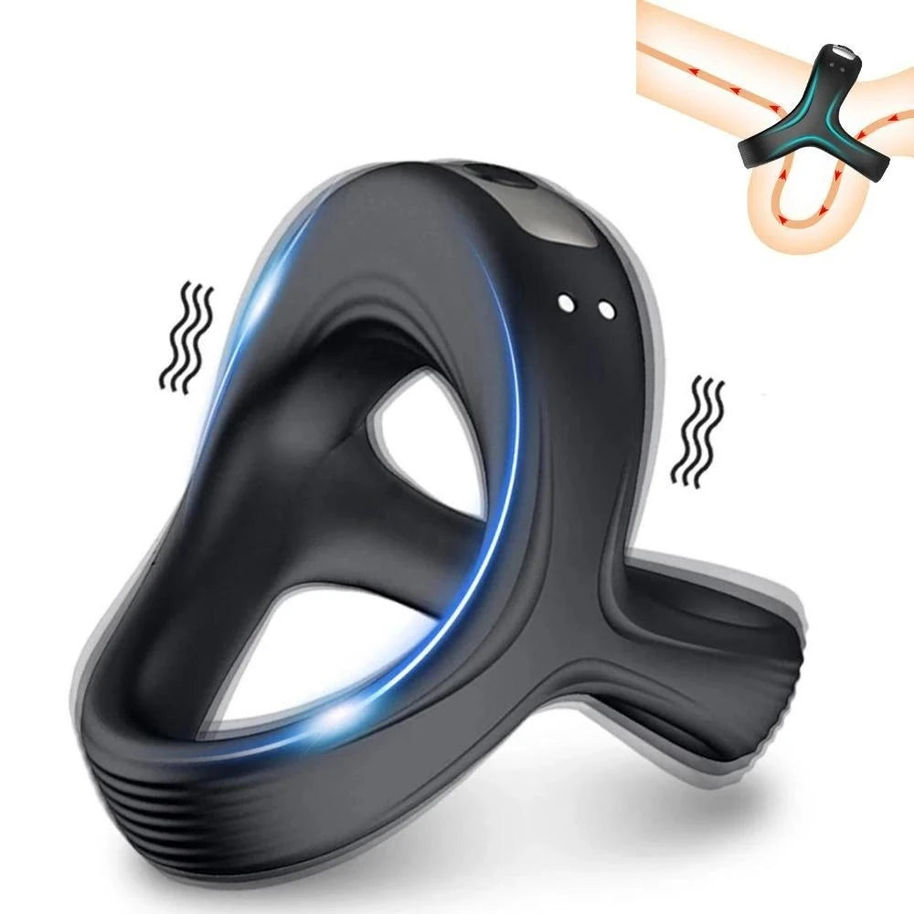 Frowzer Sam Cock Ring 10 Modlu Şarjlı Penis Halkası