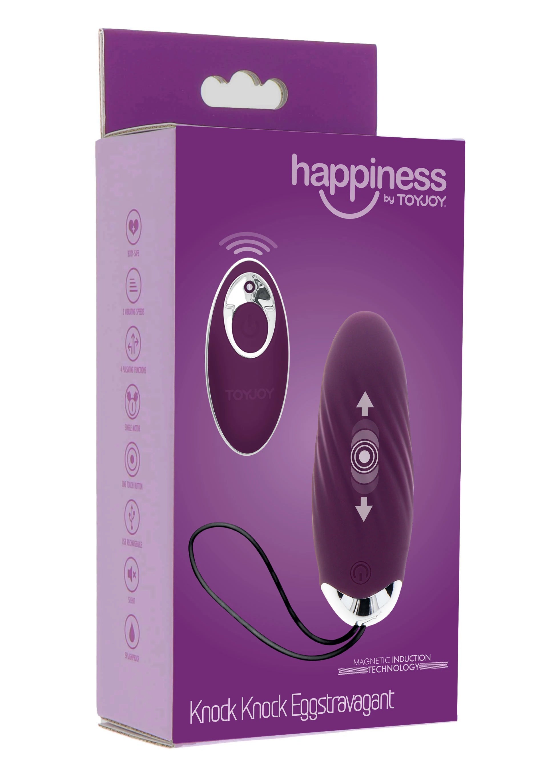 ToyJoy Happiness Knock Eggstavagant İler Geri Hareketli Vibratör