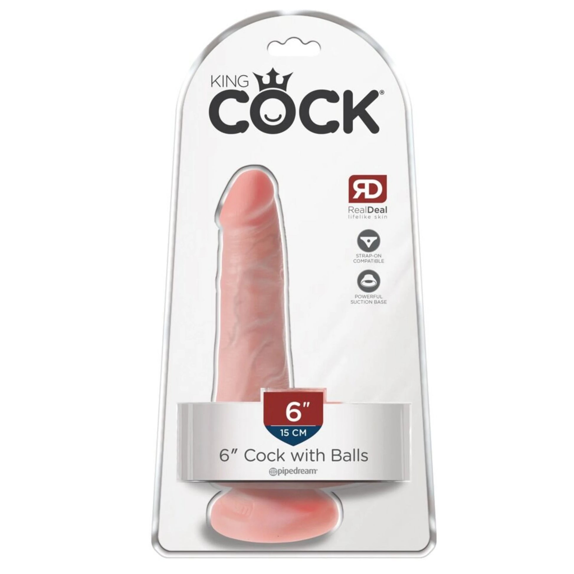 Pipedream King Cock 6'' Titreşimsiz Amerikan Realistik Penis