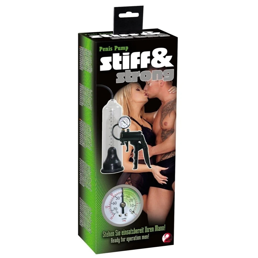 You2Toys Penis Pump Stiff&Strong Basınç Göstergeli Penis Pompası