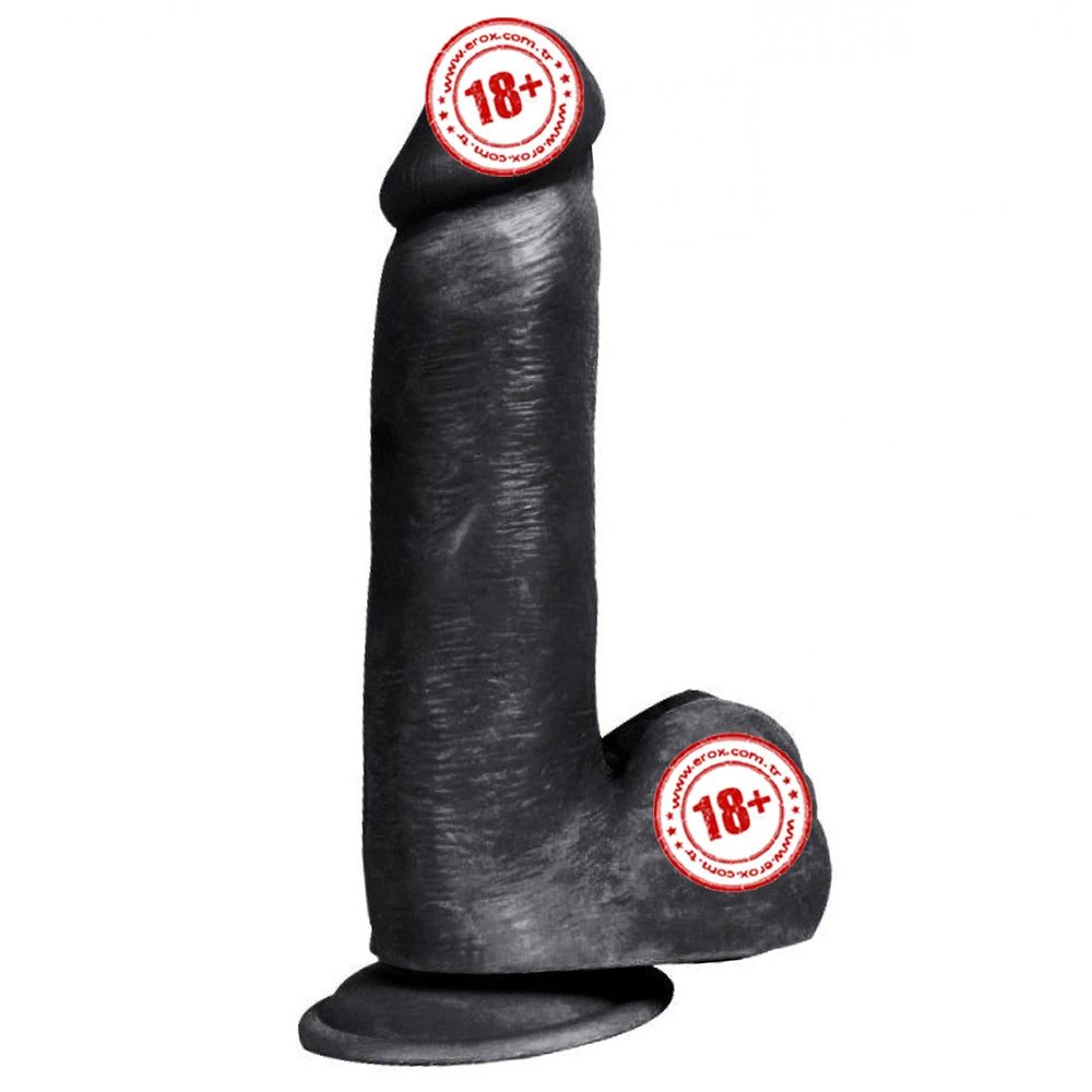 Xise Dildo Series Magic Mirage 19 Cm Realistik Zenci Penis XS-WBC10037-Black
