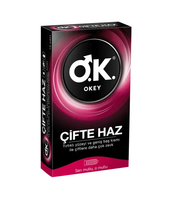 Okey Çifte Haz 10'lu Prezervatif