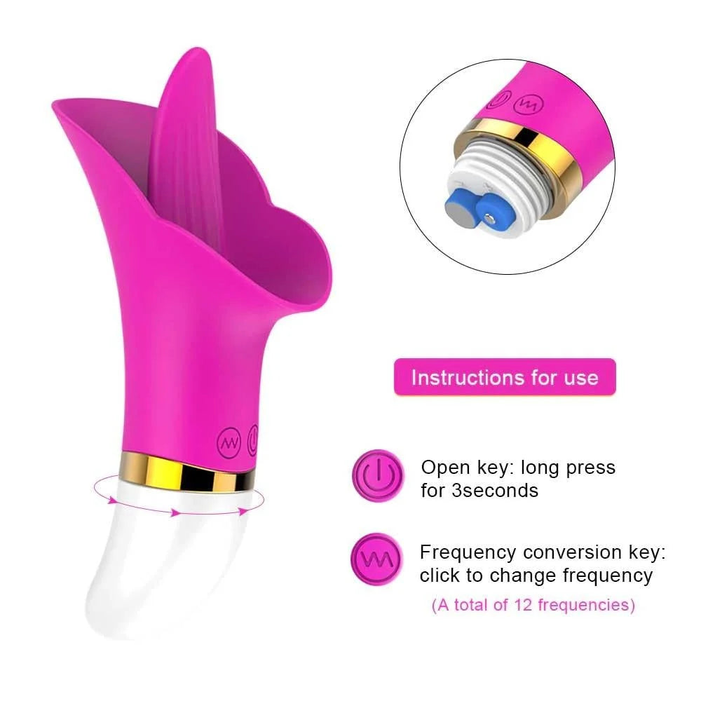 Frowzer Pixi Tongue Vibe 12 Modlu Dil Vibratör