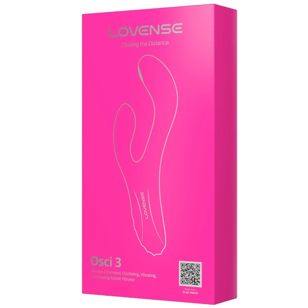 Lovense Osci 3 Hareketli Telefon Kontrollü ve Isıtmalı Rabbit Vibratör