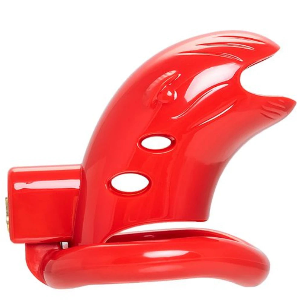 The Worx Dick Cage Red Kilitlenebilir Penis Kafesi