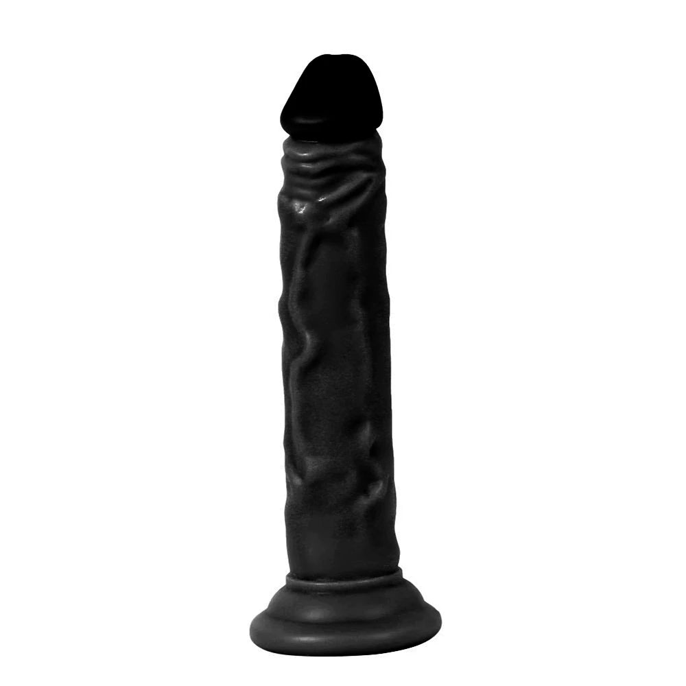 Xise Dildo Series Naturo 18.5 cm Realistik Penis XS-WBC10024-Black