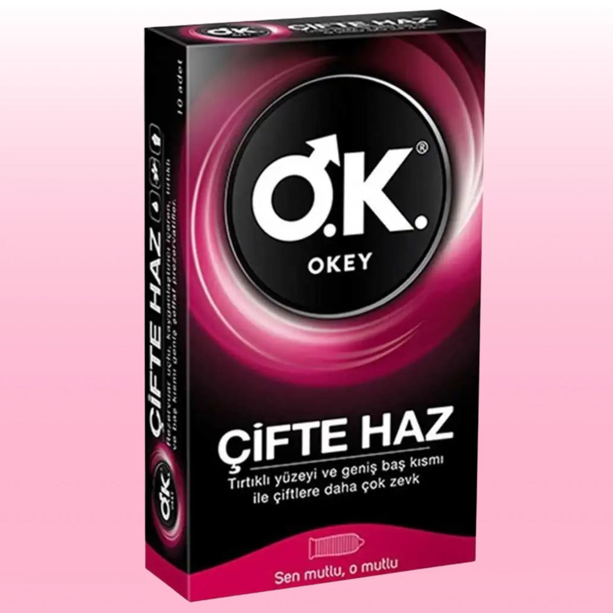 Okey Çifte Haz 10'lu Prezervatif Kondom