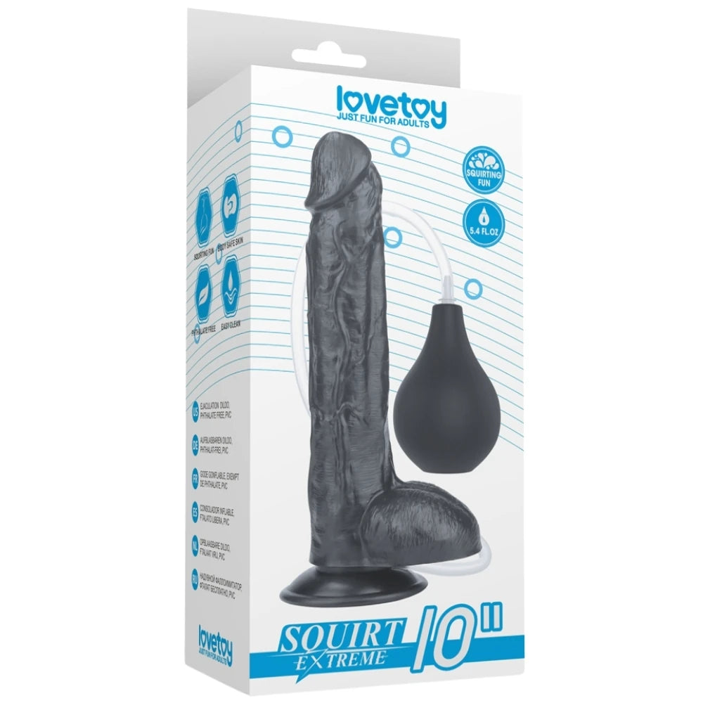 Lovetoy Squirt Extreme Dildo 25 Cm Boşalabilir Kemerli Realistik Penis LV116025