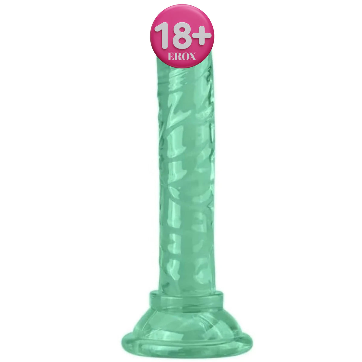 Frowzer Jelly Silicone 14.5 cm Anal ve Vajinal Realistik Penis-Green
