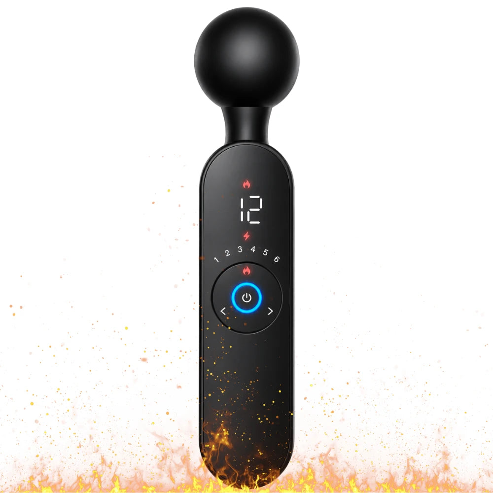 Frowzer Ares Clitoral Stimulator Göstergeli ve Isıtmalı Masaj Wand Vibratör