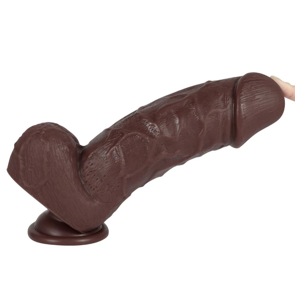 Xise Dildo Series X-Men Flexible Kalın Realistik Penis XS-WBC10011-Brown