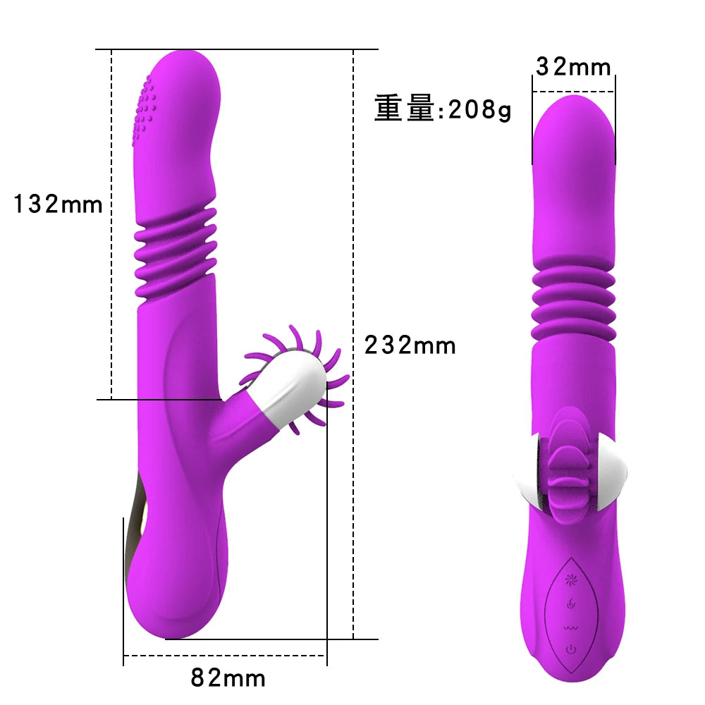 Frowzer Licking Life İleri Geri Hareketli Klitoral Stimülasyon Vibratör-Purple