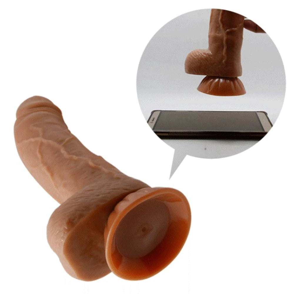 Baile Aktif Deri Özellikli Gerçekçi Realistik Penis 19 Cm