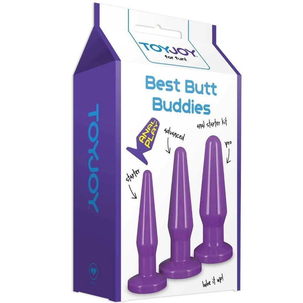 ToyJoy Anal Play Jelly Texture Anal Kit Anal Başlangıç Seti-Purple