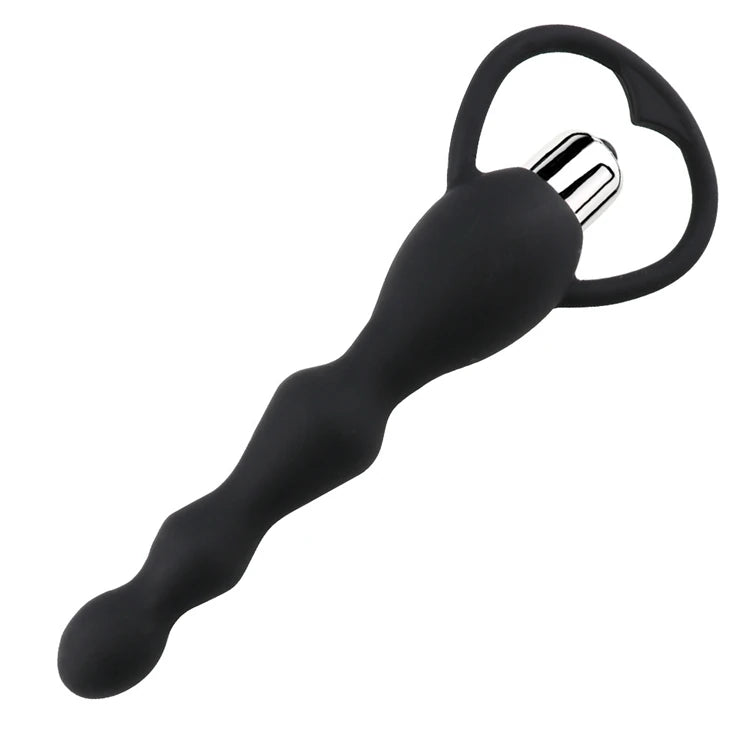 Frowzer Anal Fantasy Boğumlu 10 Mod Titreşimli Anal Vibratör-Black