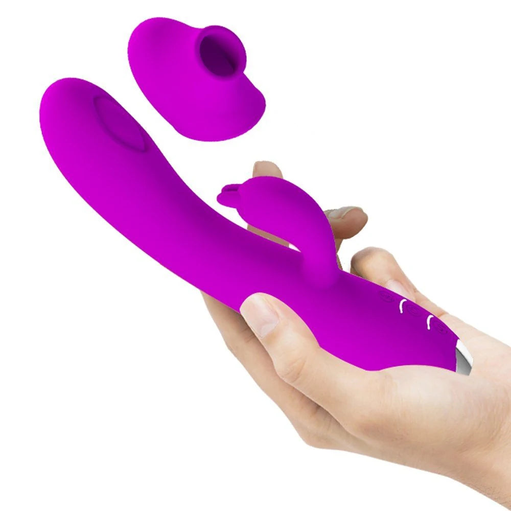 Pretty Love Regina Purple Nabız Darbeli ve İtici Güç Rabbit Vibratör