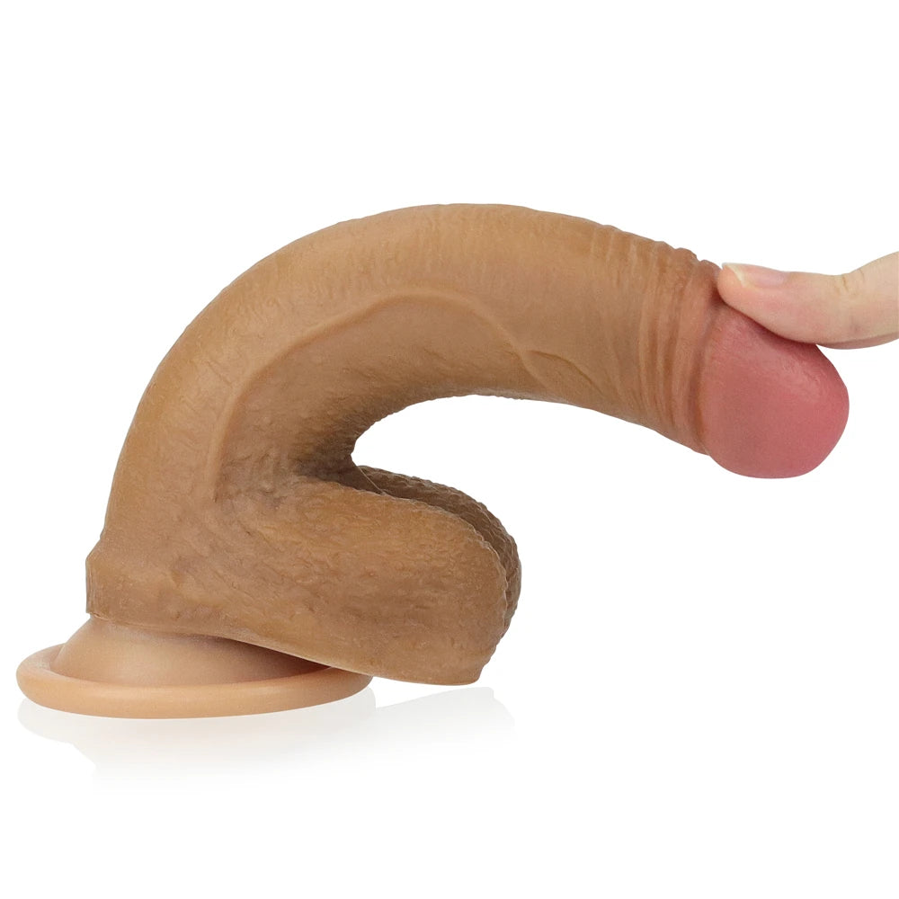 Lovetoy Dual Layered Silicone Cock 18 cm Realistik Penis LV4001B