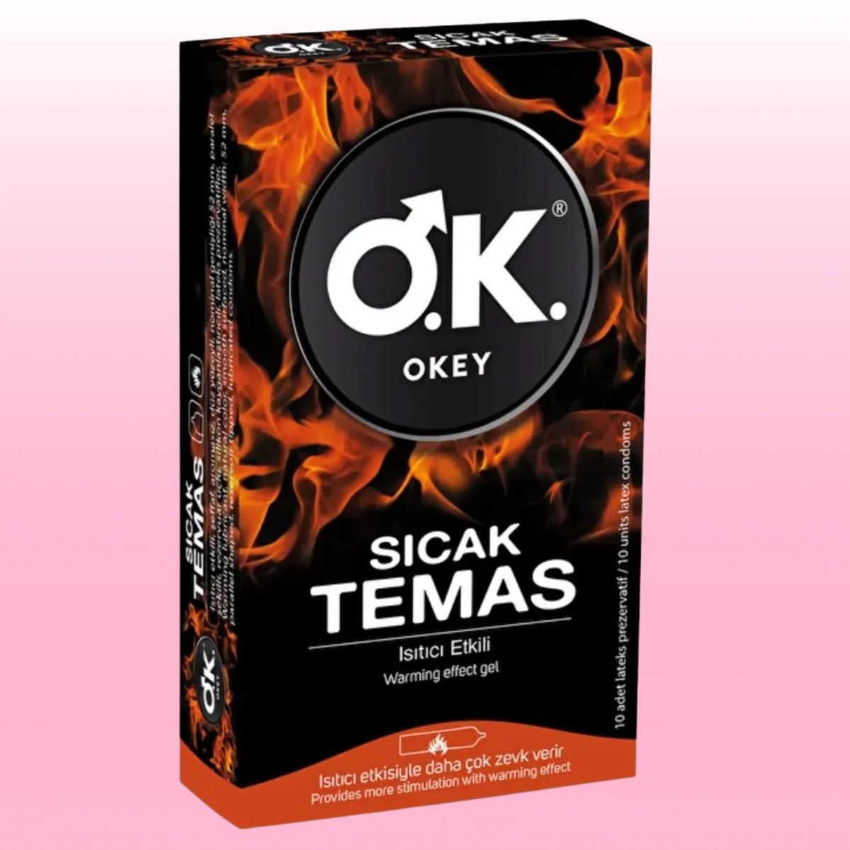 Okey Sıcak Temas 10'lu Prezervatif Kondom