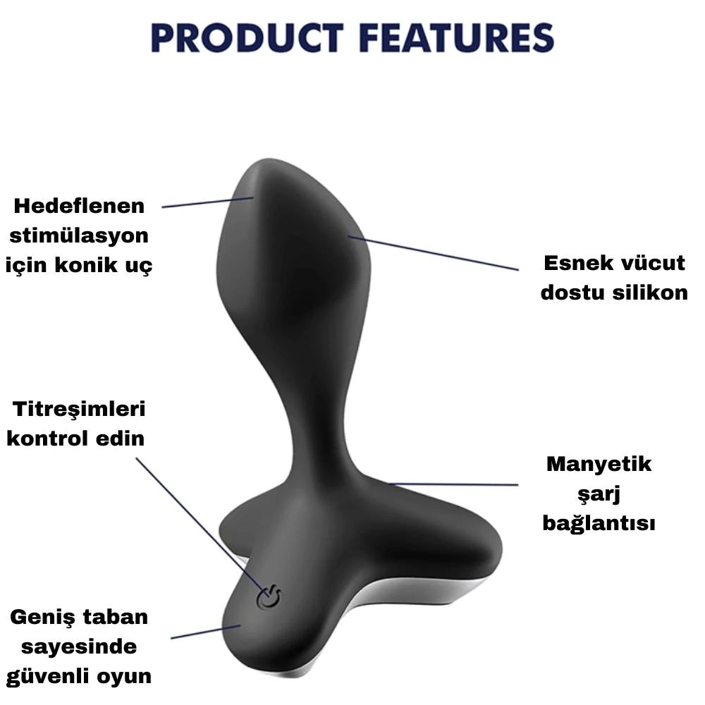 Satisfyer Game Changer Titreşimli Anal Vibratör-Black