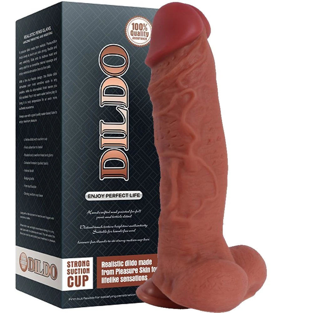 Xise Dildo Series Jihad King Natural Doku 27 Cm Büyük Realistik Penis